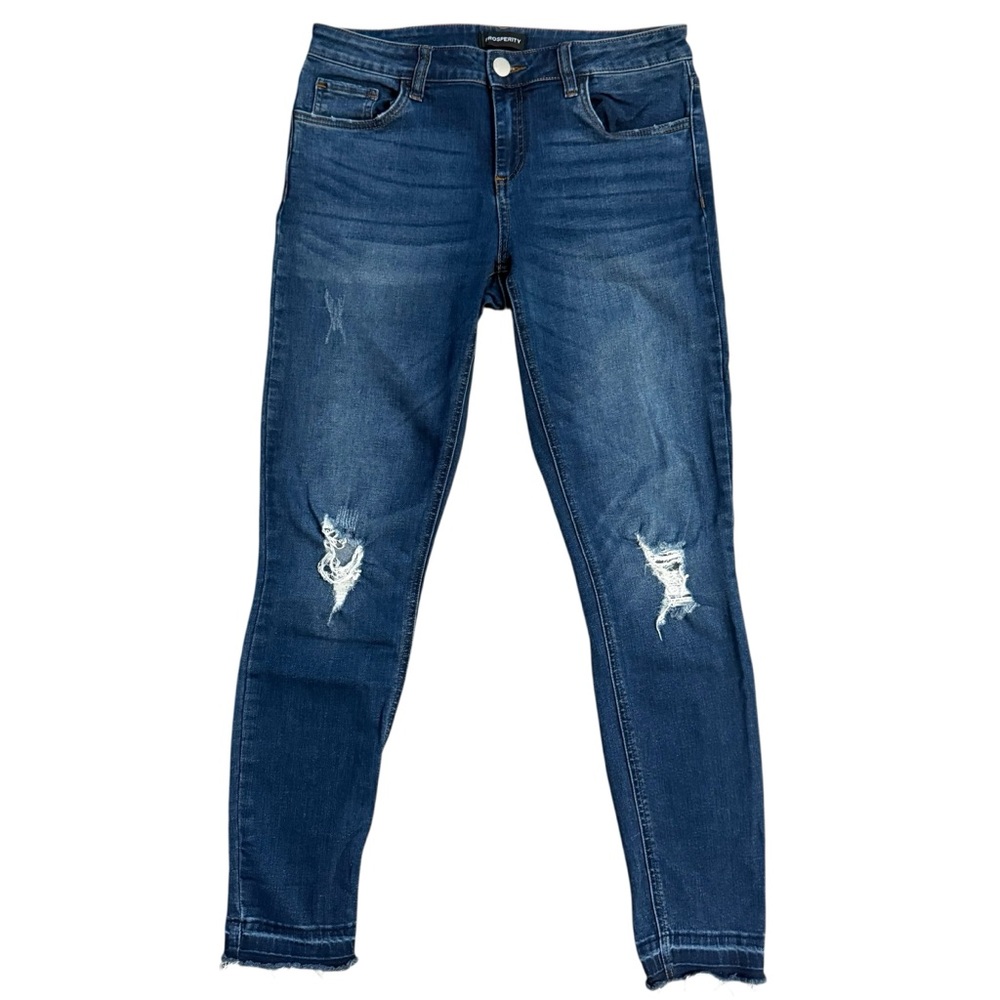 Prosperity Lena Super Skinny Distressed Released Hem Women’s Jeans
